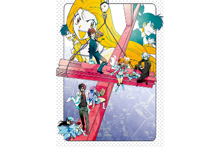 神様はじました B4 複製原画 コラボカフェ 2016年10号巻頭カラー 30年の歴史、全て見せます！ 「椎名高志画業30周年記念原画展